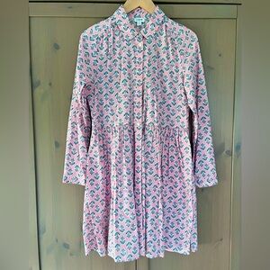 J. Crew Factory Pink Floral Mini Dress
